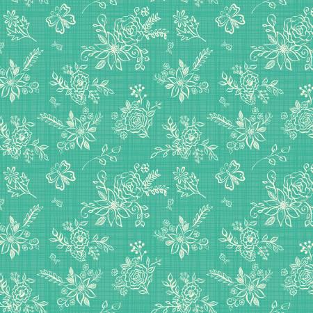 Riley Blake, Heather Peterson, Gingham Cottage, C13011-SEAGLASS, Sea Glass