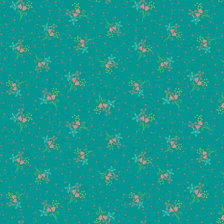 Riley Blake, Heather Peterson, Gingham Cottage, C13013-TEAL, Teal