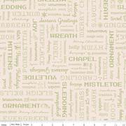 Riley Blake Home Town Holiday, C14902-LATTE, Latte,