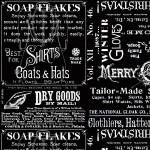 Riley Blake, Janet Wecker-Frisch, White as snow, C13554R-BLACK, BLACK