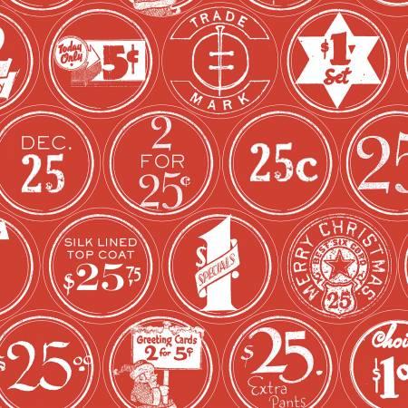 Riley Blake, Janet Wecker-Frisch, White as snow, C13557-RED, Red