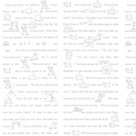 Riley Blake, Janet Wecker-Frisch, White as snow, C13563-GRAY, Gray