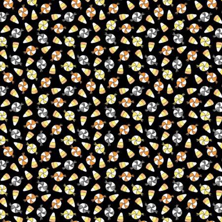 Riley Blake, Lindsay Wilkes, Fright Delight, C13232-BLACK, Black