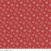 Riley Blake Magical Winterland, C14944-BARNRED, Barnred, Lisa Audit