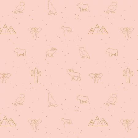 Riley Blake, The Western Sky, C11194-PINK, PINK