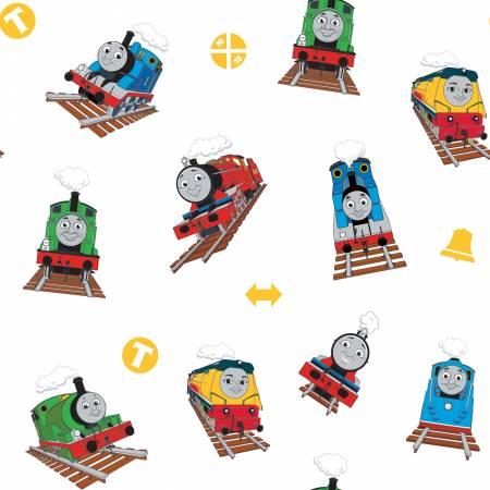 Riley Blake, Thomas & Friends All, C11000-WHITE, WHITE
