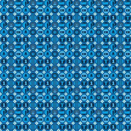 Riley Blake, Thomas & Friends All, C11003-BLUE, BLUE