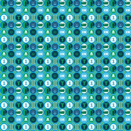 Riley Blake, Thomas & Friends All, C11003-GREEN, GREEN