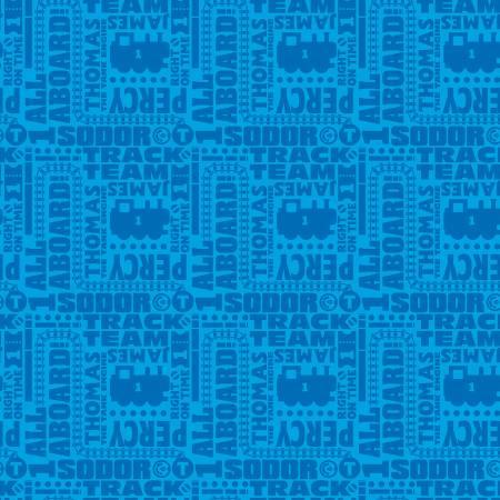 Riley Blake, Thomas & Friends All, C11004-BLUE, BLUE