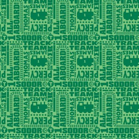 Riley Blake, Thomas & Friends All, C11004-GREEN, GREEN
