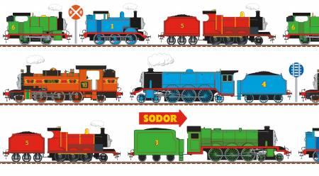 Riley Blake, Thomas & Friends All, C11006-WHITE, WHITE