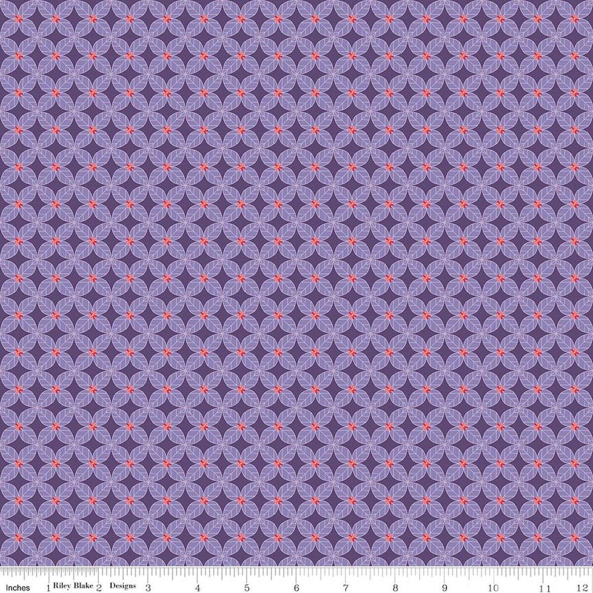 Riley Blakes Designs Awakening, C17105-HEATHER, Heather,