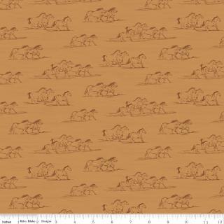 Riley Blakes Designs The Homestead, C18232R-OCHRE, Ochre,