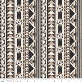 Riley Blakes Designs The Homestead, C18236R-BROWN, Brown,