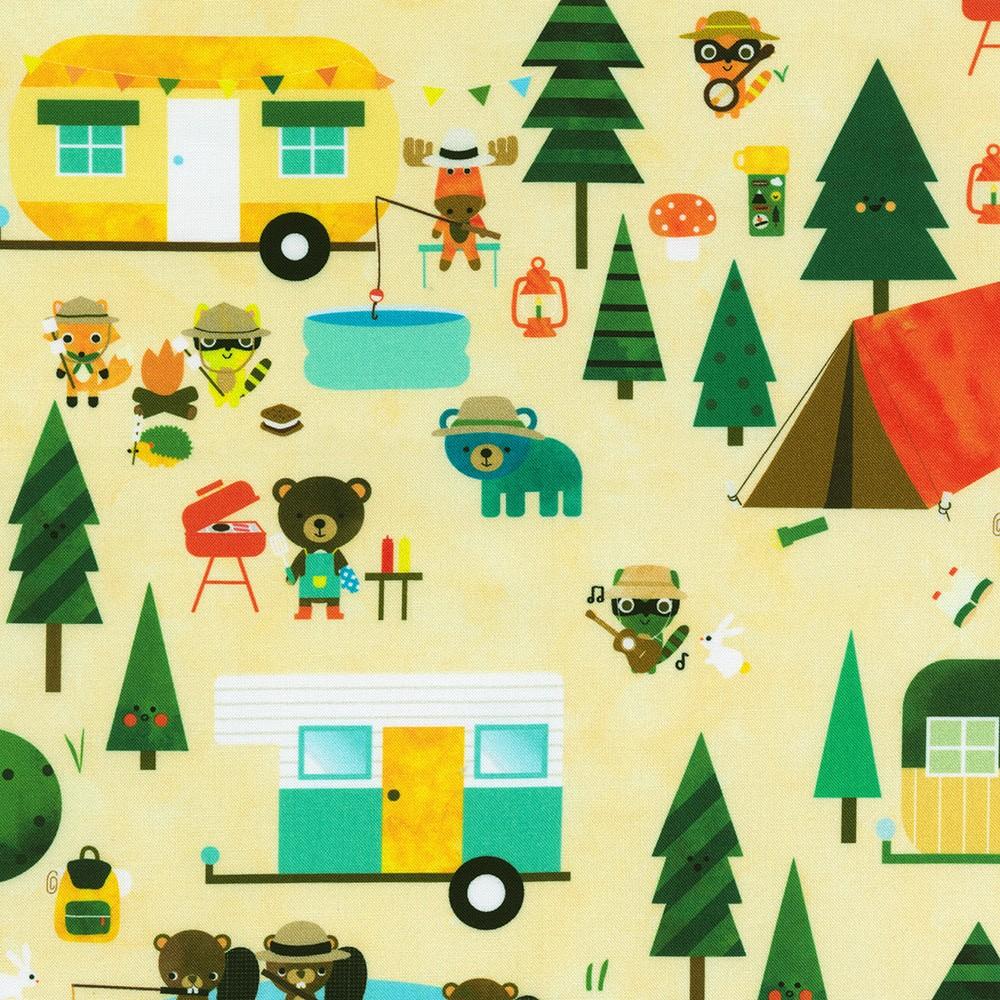 Robert Kaufman Campground Critters, AAKD-22779-14, Natural,
