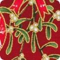 Robert Kaufman Holiday Flourish , SRKM-22287-113, Cranberry,