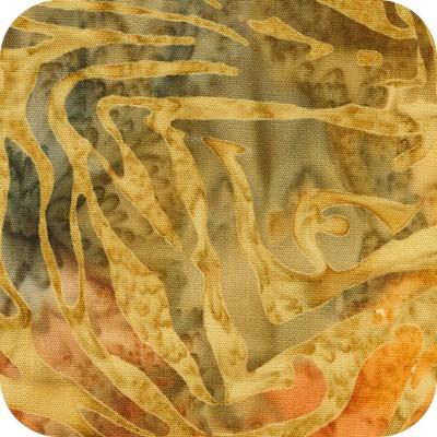 Robert Kaufman Jungle Dreams, SRK-22614-13, Tan, Artisan Batiks