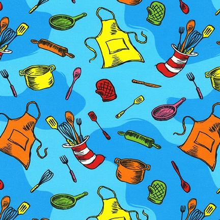 Robert Kaufman, Seuss Chef, ADE-20392-4, Blue