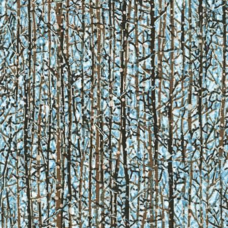 Robert Kaufman, Snowy Brook, SRKM-21582-63, Sky