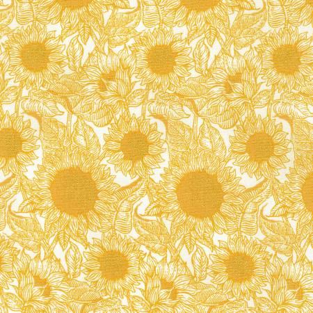 Robert Kaufman, Studio RK, Autumn Fields, SRKM-21577-127, Cornsilk