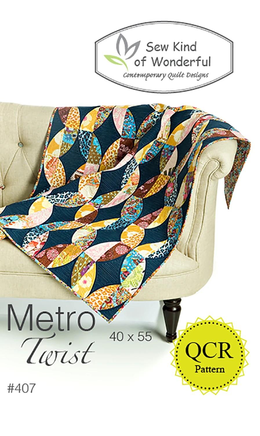 Sew Kind of Wonderful, Metro Twist, pattern, SKW407