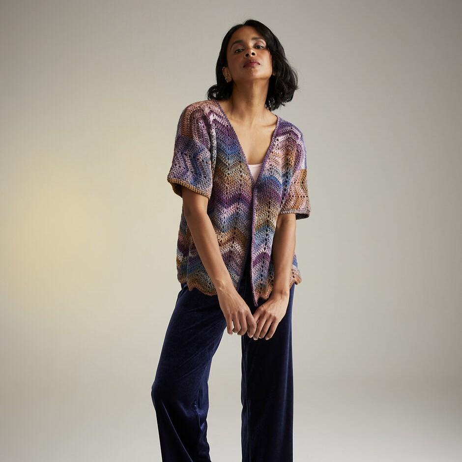 Sirdar, Pattern, F237 Moonlit Bloom Cardigan