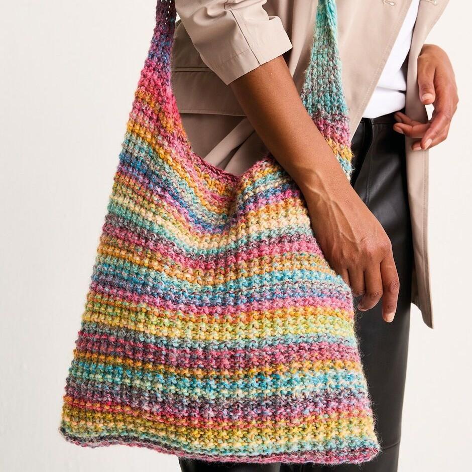 Sirdar, Pattern, F258 Rippled Mineral Bag