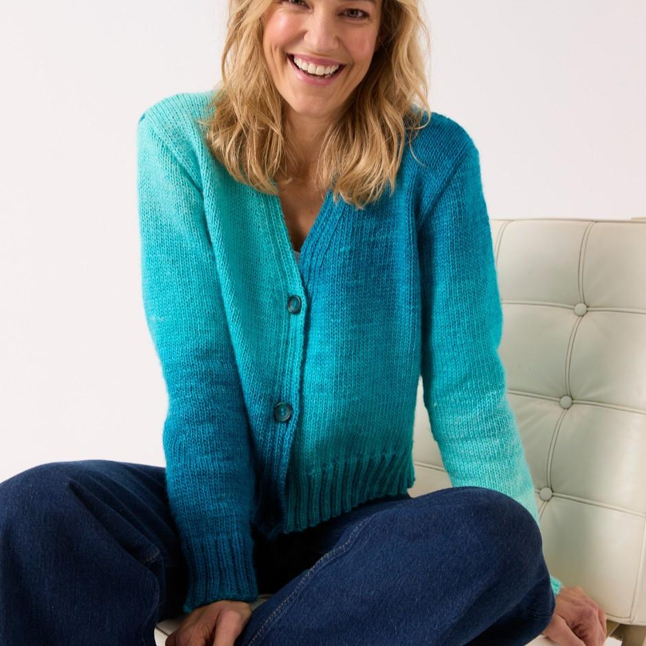 Sirdar, Pattern, F262 V Nice V Neck Cardigan