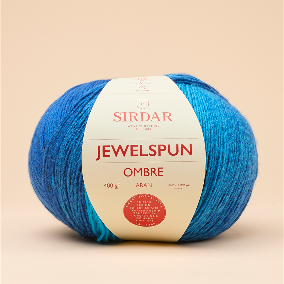 Sirdar, Yarn, F262-0106, Jewelspun Ombre, Midnight Blues