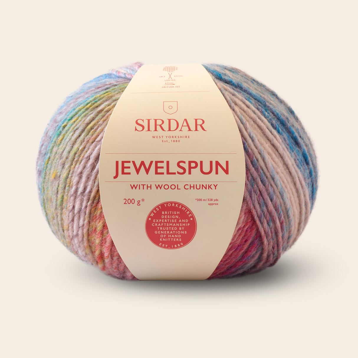 Sirdar, Yarn, Jewelspun With Wool Chunky, F258-0203, Mother of Pearl