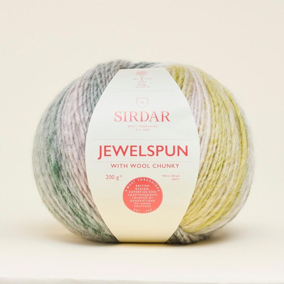 Sirdar, Yarn, Jewelspun With Wool Chunky, F258-0206, Crystal Sea