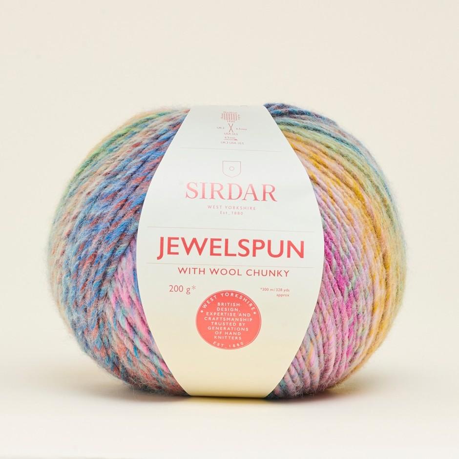 Sirdar, Yarn, Jewelspun With Wool Chunky, F258-0210, Mermaid Glow