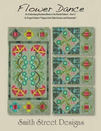 Smith Street Designs Flower Dance Part 5 Machine Embroidery Designs, CD