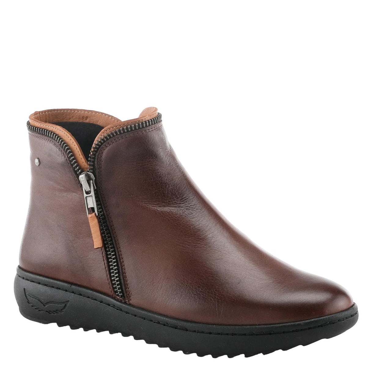 Spring Step, Zipit, Dark Brown