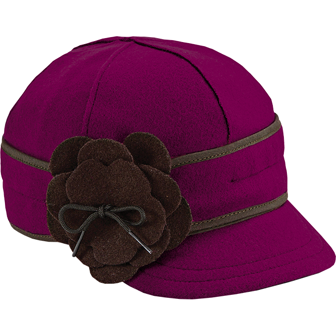 Stormy Kromer, Petal Pusher Cap, 50360-285, Rasp/Choc