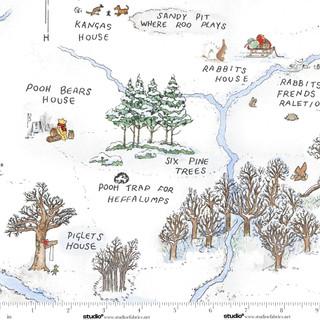 Studio E Christmas At Pooh, 8105S-07, Snow,