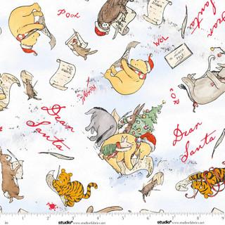 Studio E Christmas At Pooh, 9100S-07, Snow,