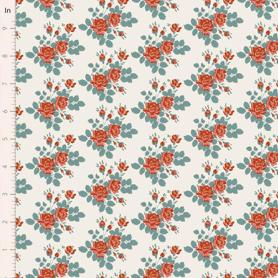 Tilda Village Life, TIL100688, Teal,