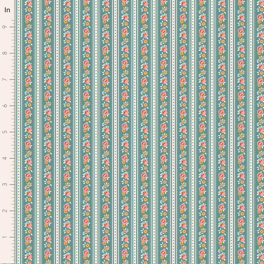 Tilda Village Life, TIL100690, Teal,