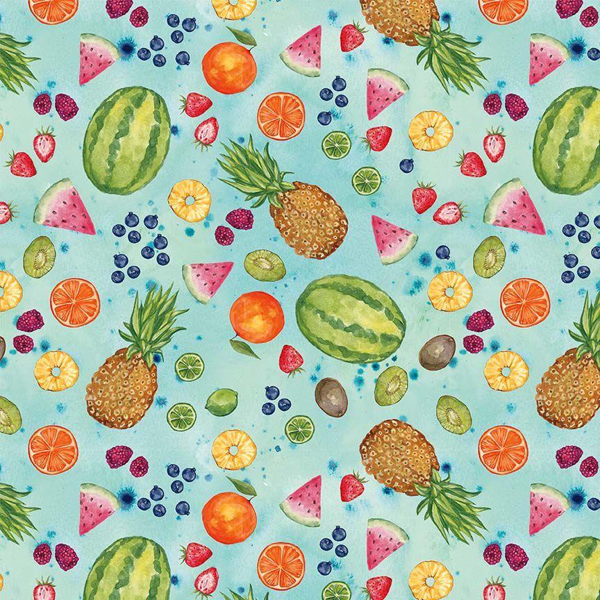 Timeles Treasures, Yvette, YVETTE-CD4291, Blue, Fruit, Watermelon