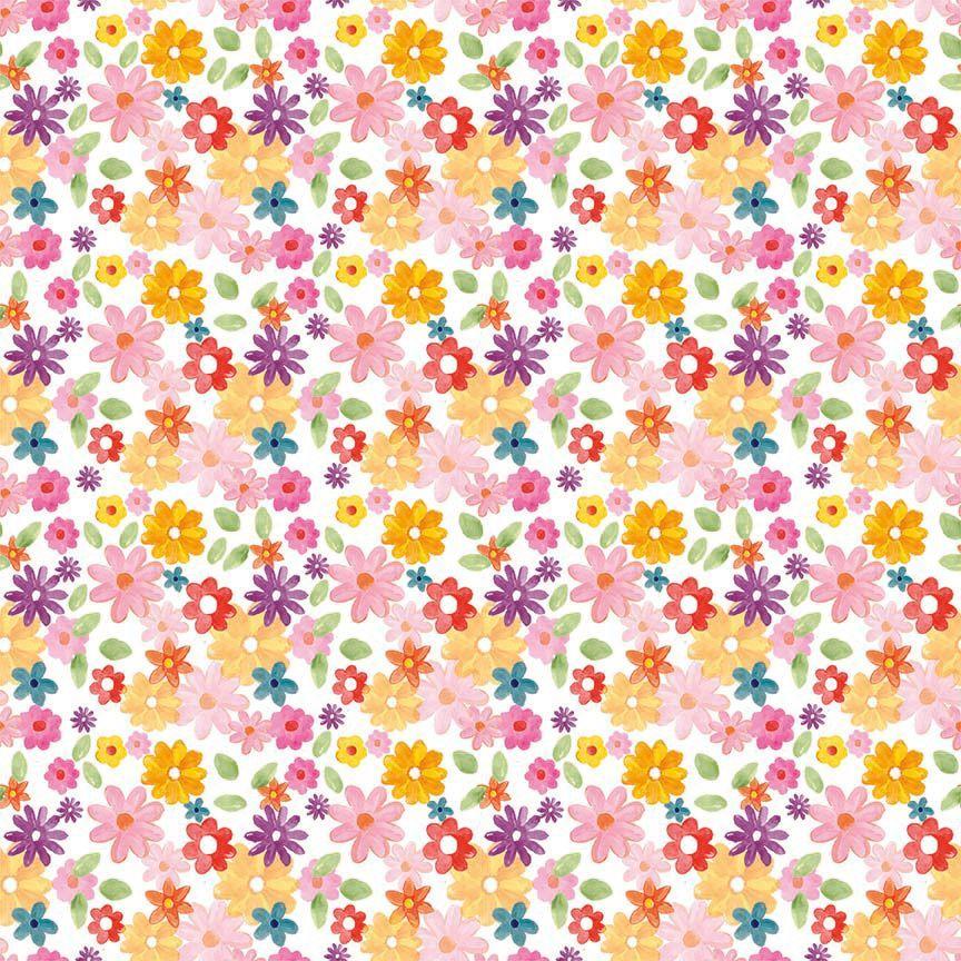 Timeles Treasures, Yvette, YVETTE-CD4297, Multi, Flowers, Vibrant