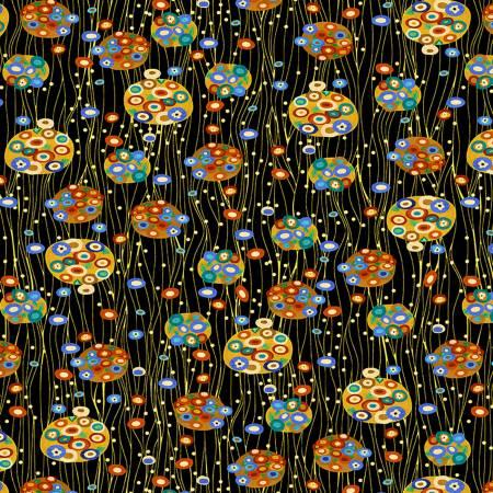 Timeless Treasures, Cleo, CLEO-CM1882-BLACK, Black