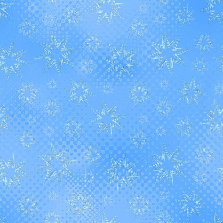 Timeless Treasures Discoball, JN-C2969, Sky,