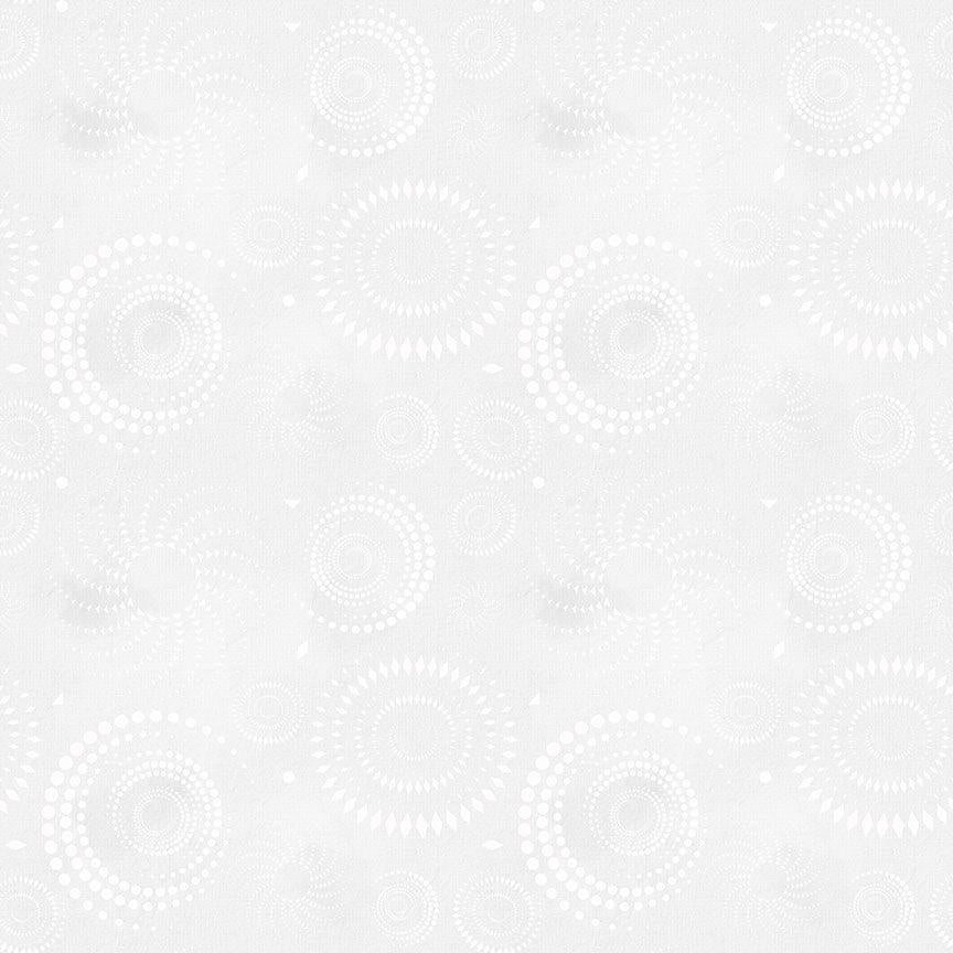 Timeless Treasures Discoball, JN-C2972, White,