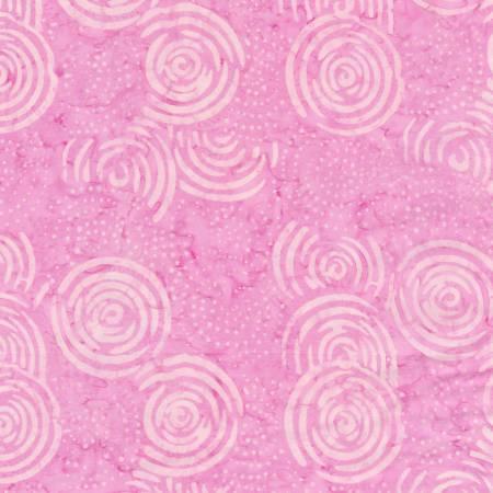 Timeless Treasures Dotted And Solid Spirals, , Pink