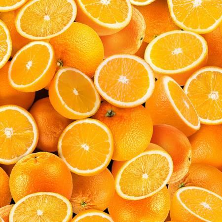 Timeless Treasures, Fruitbowl, CD1374-ORANGE