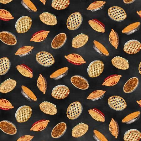 Timeless Treasures, Happy Harvest, CD1425-BLACK