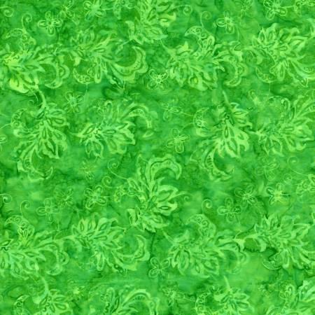 Timeless Treasures Intricate Florals, B1524-GREEN, Green