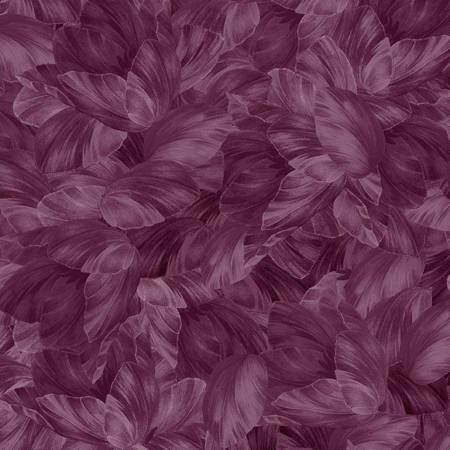 Timeless Treasures, Laurel, FLEUR-CD1907-PLUM