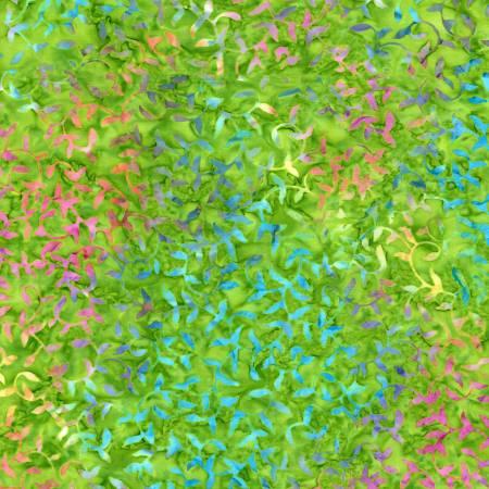 Timeless Treasures Leafy Vines, B1525-LIME, Lime